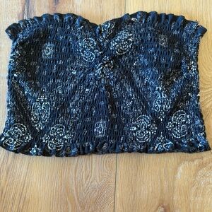 Rue21 Paisley Patterned Crop Top